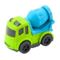 Zestaw Pojazdów Budowlanych Autka Betoniarka Ciężarówka Z Hakiem BIO Plastik
