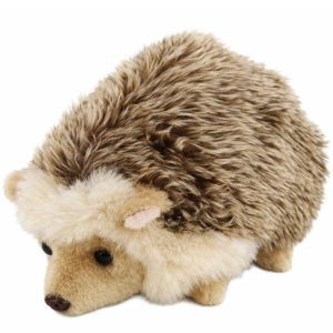 Pluszowa maskotka przytulanka miękki jeżyk brązowy 16 cm