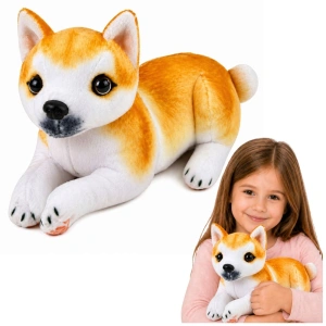 Pluszowy piesek Shiba Inu – miękka przytulanka 25 cm