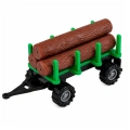 Zestaw Pojazdy Rolnicze Traktor Sieczkarnia Przyczepa Do Drewna 1:68 4 szt.