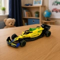 Autko Wyścigówka Metalowa Formuła Napęd Pull Back Żółta 1:43