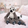 Pluszowy Lemur Maskotka Przytulanka Łapki Z Rzepami Do Zawieszenia 50 cm