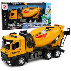 Betoniarka budowlana Lean Toys 1:12 ze światłami i dźwiękami