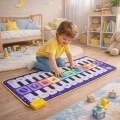 Muzyczna Mata Edukacyjna Taneczna  Interaktywna Pianinko Kosmos 120 x 48 cm