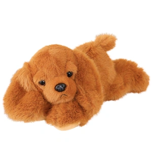 Pluszowy piesek Cocker Spaniel z obciążonymi łapami brązowy 30 cm