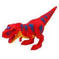 Ciężarówka Transporter Z Klatką Figurka Dinozaur T-Rex Światła Dźwięki 1:12