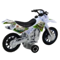Motor Crossowy Off-Road Napęd Światła Dźwięki Biały