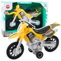 Motor Crossowy Off-Road Napęd Światła Dźwięki Żółty