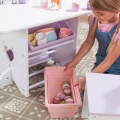KIDKRAFT DREWNIANY STOLIK I 2 KRZESEŁKA SERDUSZKO 26913