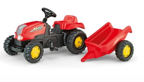 ROLLY TOYS TRAKTOR Z PRZYCZEPĄ KID CZERWONY 2,5-5 LAT 012121