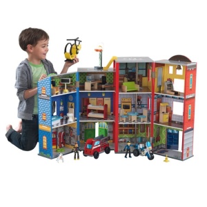 KIDKRAFT DREWNIANY DOMEK SUPERBOHATERA STRAŻ 63239