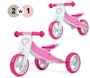 MILLY MALLY ROWEREK BIEGOWY 2w1 JAKE HEARTS OD 12 M-CY