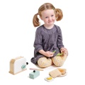 TENDER LEAF TOYS DREWNIANY TOSTER Z ZESTAWEM ŚNIADANIOWYM TL8226