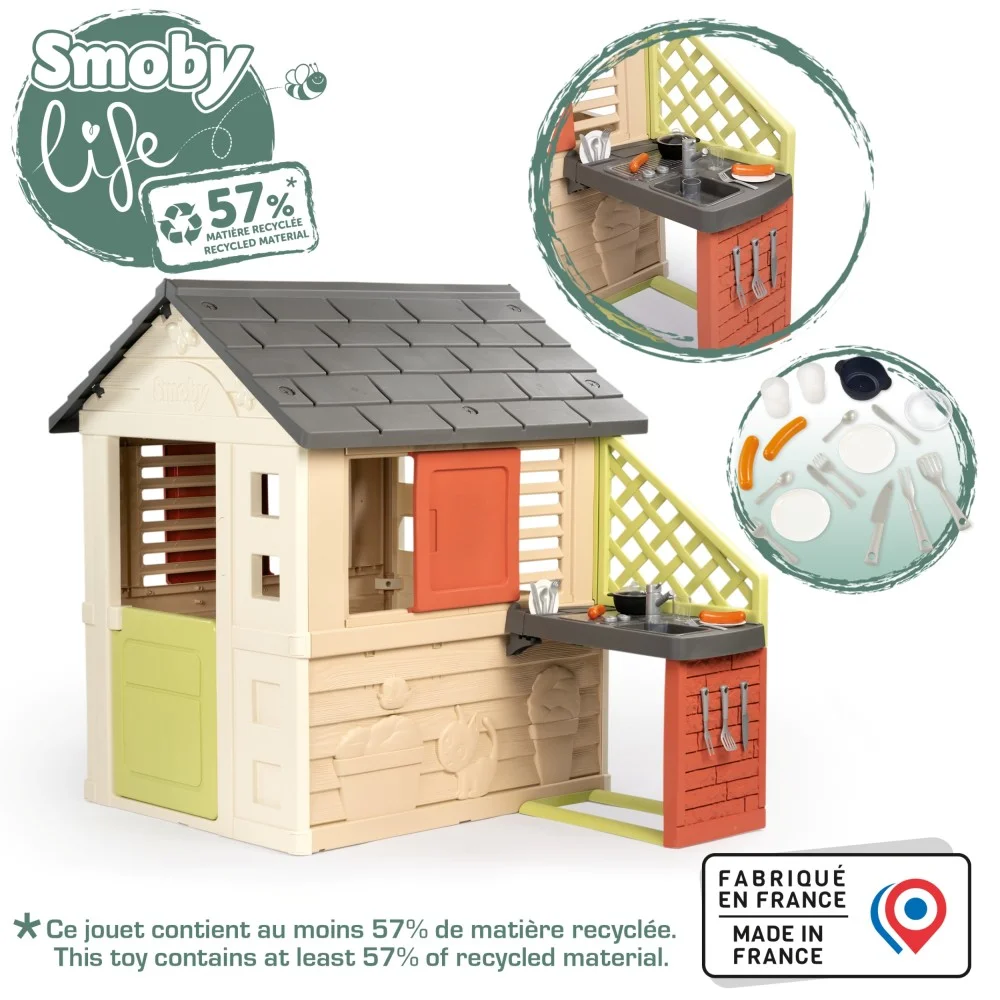 Domek Smoby Nature z Kuchnią (810739 – Dlaczego to idealny wybór do Twojego ogrodu?